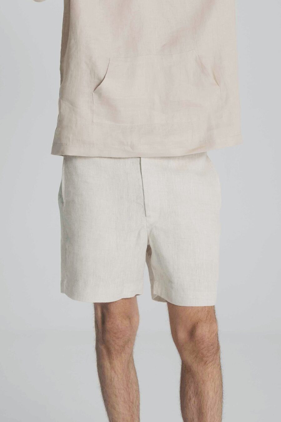 Natural Linen Shorts