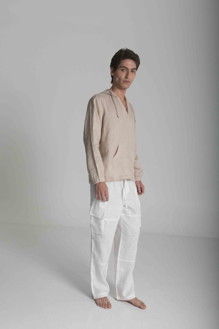 White Cargo Pants