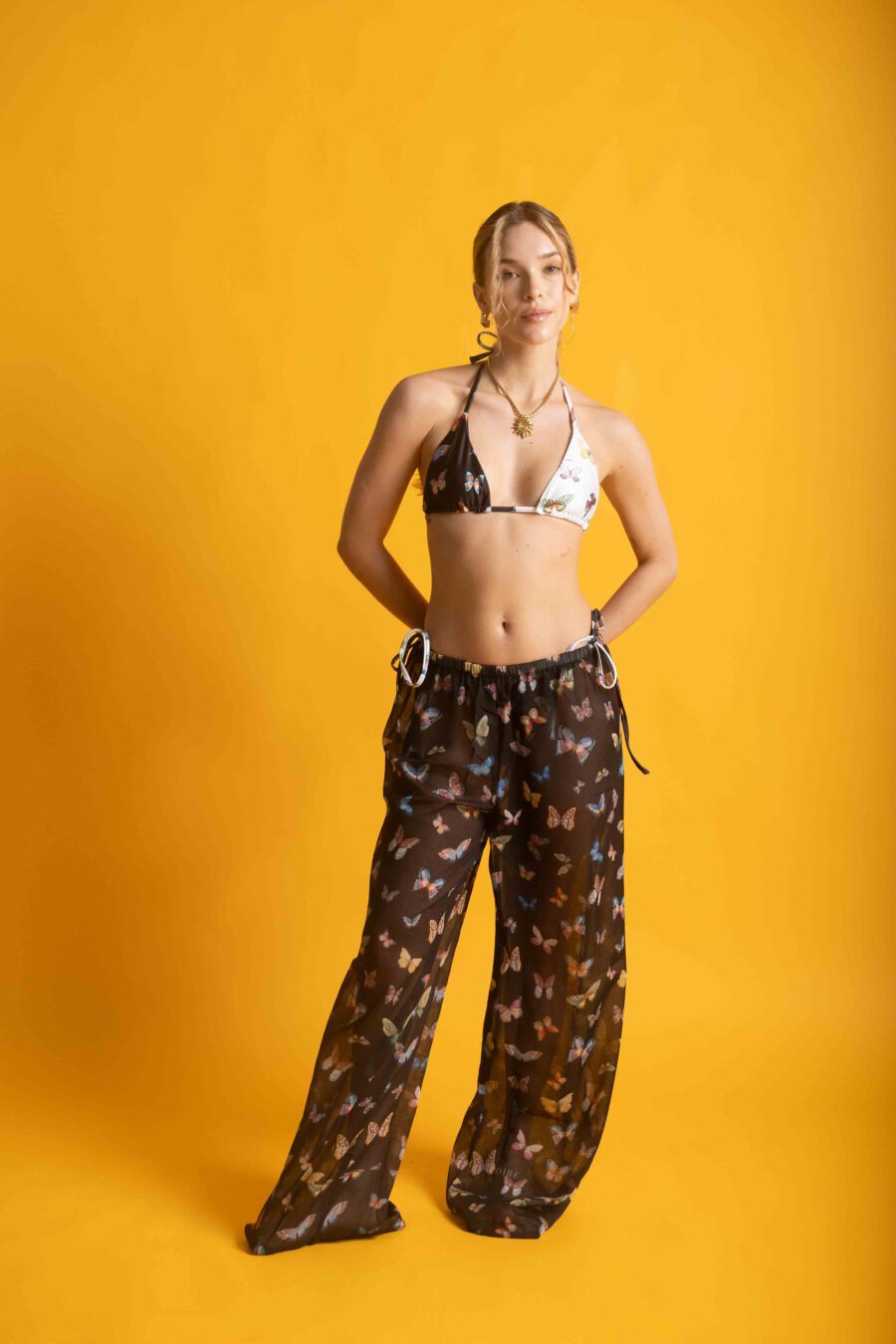 Black Mariposa Pareo Pants