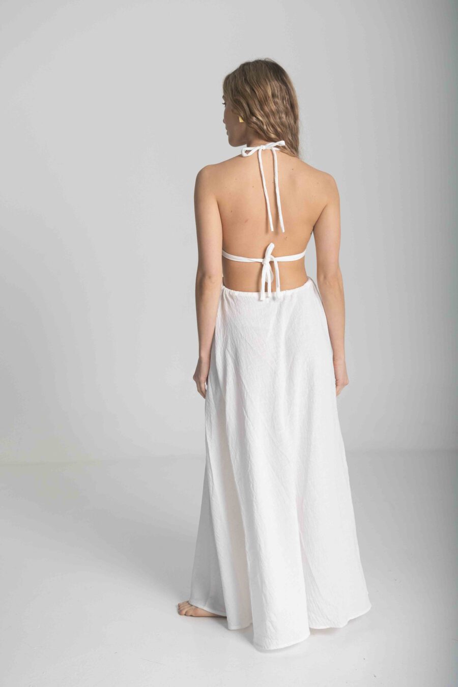 White Maxi Dress - Image 4