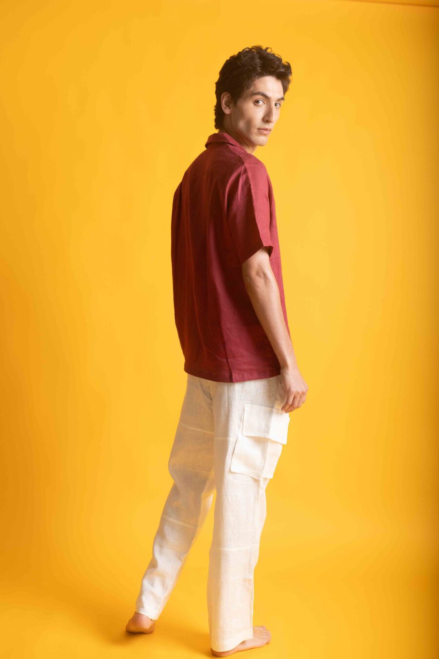 White Cargo Pants - Image 2