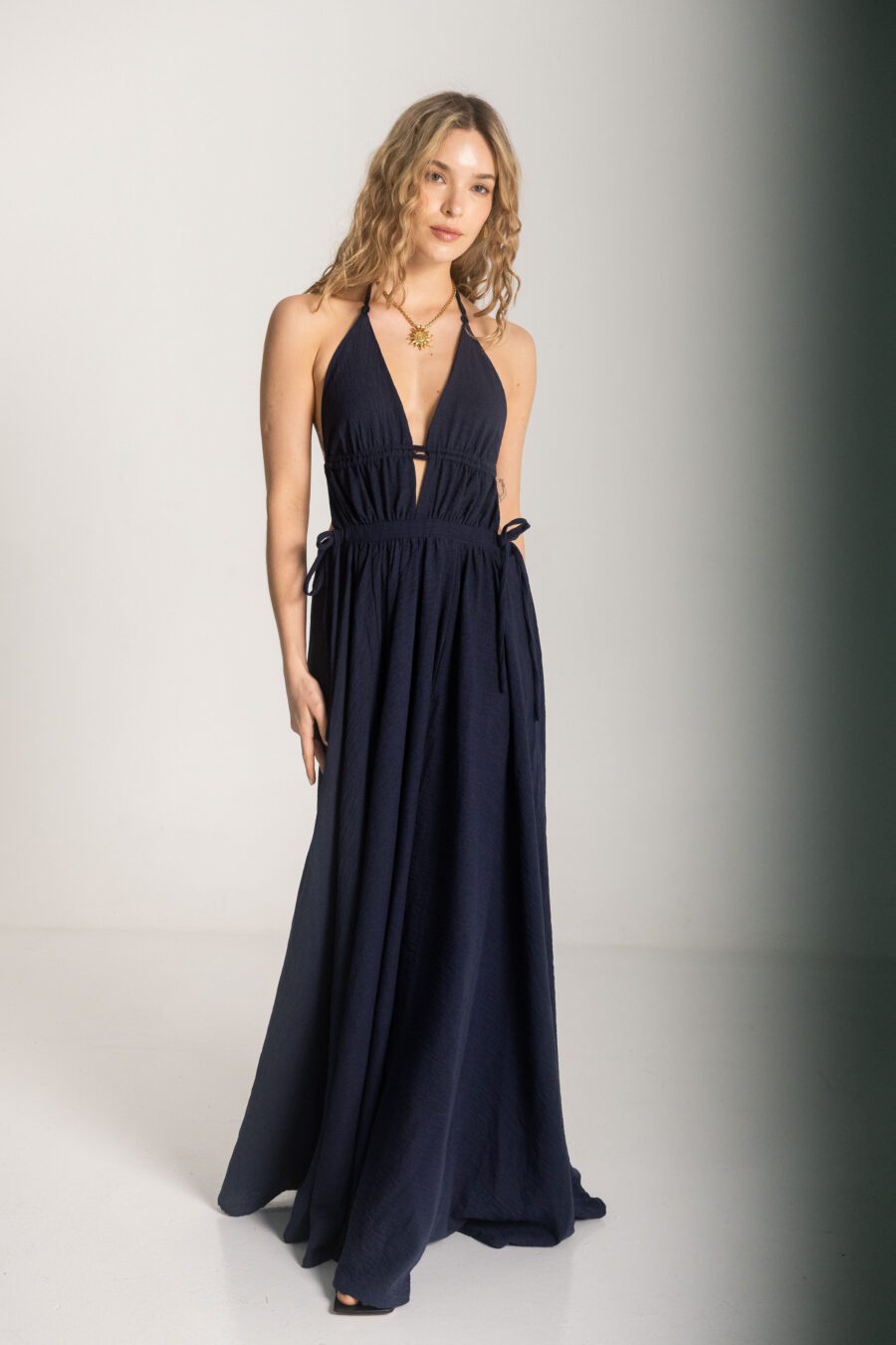 Midnight Blue Maxi Dress